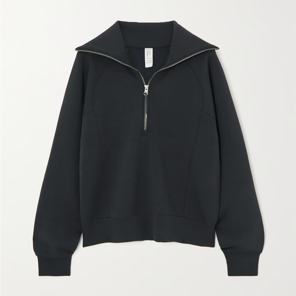 SPANX AirEssentials stretch-jersey half-zip sweatshirt